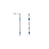 Orecchini Donna Tennis Stroili In Ottone Bianco E Cristalli Multicolor 5 - Verre Gioielli Orecchini Donna Tennis Stroili In Ottone Bianco E Cristalli Multicolor 1 Verre Gioielli - l'istituzione del gioiello