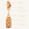Borraccia Termica Bimbi Asobu Giraffa In Acciaio Inox E Silicone 2 Verre Gioielli - l'istituzione del gioiello