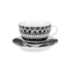 Set 2 Tazze The In Porcellana Stoneware Fade Armonia Nero