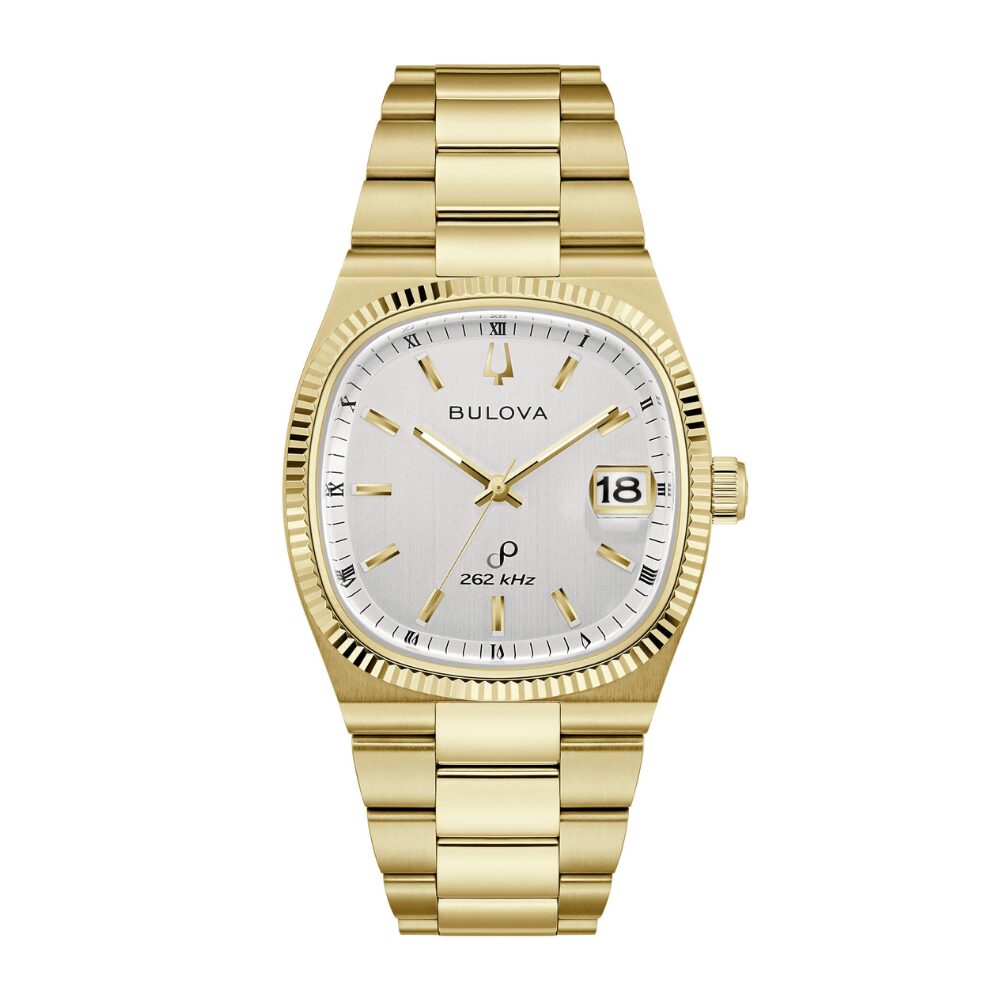 Orologio Uomo Bulova High Precision In Acciaio Dorato Super Seville
