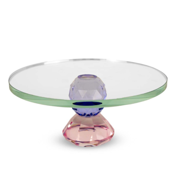 Alzatina Wd Lifestyle In Vetro Effetto Diamante