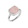 Anello Donna Sovrani In Argento 925 Con Cubic Zirconia E Pietra Rosa