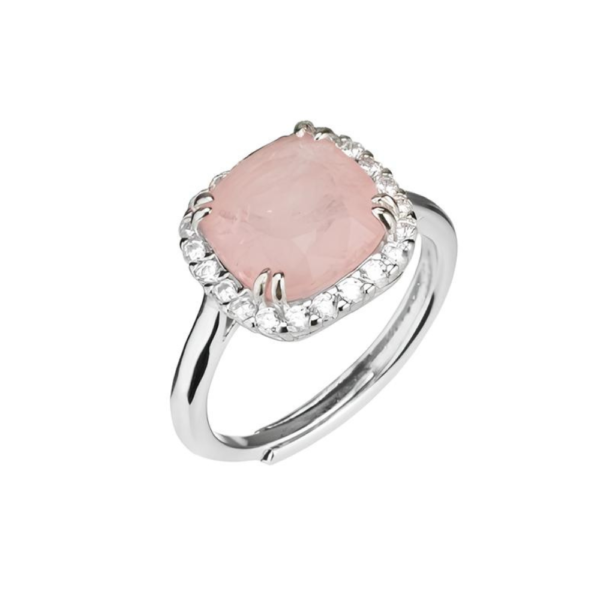 Anello Donna Sovrani In Argento 925 Con Cubic Zirconia E Pietra Rosa
