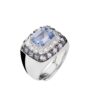 Anello Donna Sovrani In Argento 925 Con Cubic Zirconia E Zirconi Acquamarina