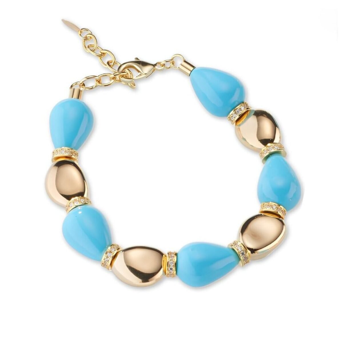 Bracciale catena sottile con charm croce in Oro da Donna | Dolce&Gabbana