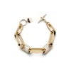 Bracciale Donna Unoaerre Catena Forzatina Quadrata In Bronzo Con Pvd Oro Giallo Lux 2 - Verre Gioielli Bracciale Donna Unoaerre Catena Forzatina Quadrata In Bronzo Con Pvd Oro Giallo Lux