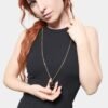 Collana Donna Lunga Unoaerre Con Charm Mina Nera In Bronzo E Placcatura Oro Giallo 5 - Verre Gioielli Collana Donna Lunga Unoaerre Con Charm Mina Nera In Bronzo E Placcatura Oro Giallo 1 Verre Gioielli - l'istituzione del gioiello