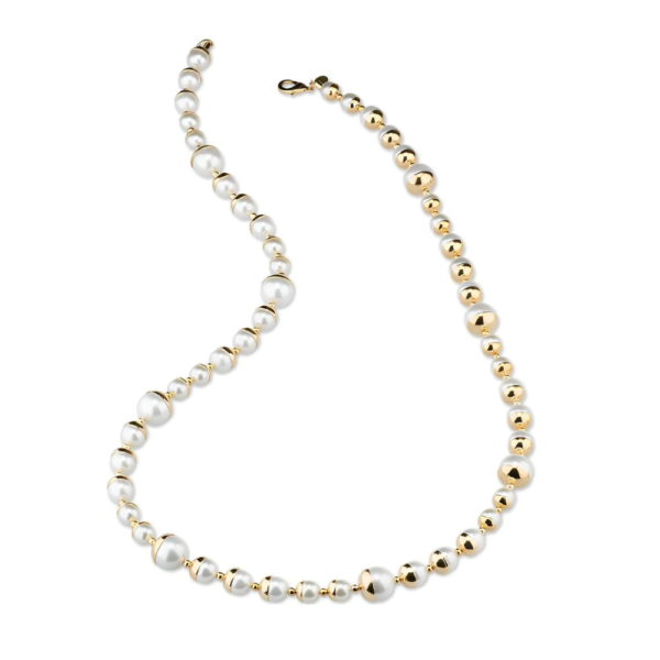 Collana Donna Sovrani In Ottone Con Conchiglie Perlizzate 3 - Verre Gioielli Collana Donna Sovrani In Ottone Con Conchiglie Perlizzate