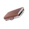 Portafoglio I Clip Maxi In Pelle Marrone Original Silver