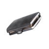 Portafoglio I Clip Maxi In Pelle Nera Original Silver 1 - Verre Gioielli Portafoglio I Clip Maxi In Pelle Nera Liscia Original Silver