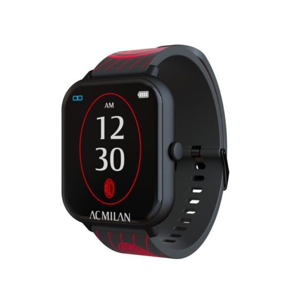 Smartwatch Milan Techmade In Acciaio E Silicone Rosso E Nero