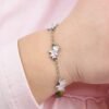 Bracciale Bambina Luca Barra In Acciaio Con Unicorni 3 Verre Gioielli - l'istituzione del gioiello