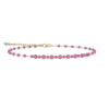Bracciale Bambina Nanan In Argento 925 Dorato Con Sfere Rosa