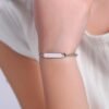 Bracciale Bambina Tennis Luca Barra In Acciaio Con Piastra E Cristalli Rosa 7 - Verre Gioielli Bracciale Bambina Tennis Luca Barra In Acciaio Con Piastra E Cristalli Rosa 3 Verre Gioielli - l'istituzione del gioiello