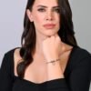 Bracciale Donna Luca Barra Con Cuore E Croce Con Cristalli Bianchi 3 Verre Gioielli - l'istituzione del gioiello