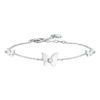 Bracciale Donna Luca Barra Con Farfalle E Zircone Bianco 2 - Verre Gioielli Bracciale Donna Luca Barra Con Farfalle E Zircone Bianco
