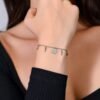 Bracciale Donna Luca Barra Con Quadrifoglio E Cornetti Con Zirconi Bianchi 6 - Verre Gioielli Bracciale Donna Luca Barra Con Quadrifoglio E Cornetti Con Zirconi Bianchi 2 Verre Gioielli - l'istituzione del gioiello