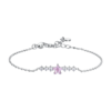 Bracciale Donna Luca Barra Con Stella Rosa E Cristalli Bianchi 2 - Verre Gioielli Bracciale Donna Luca Barra Con Stella Rosa E Cristalli Bianchi