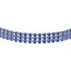 Bracciale Donna Tennis Luca Barra Triplo Filo Con Zirconi Blu 1 Verre Gioielli - l'istituzione del gioiello