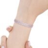 Bracciale Donna Tennis Luca Barra Triplo Filo Con Zirconi Rosa 3 Verre Gioielli - l'istituzione del gioiello