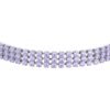 Bracciale Donna Tennis Luca Barra Triplo Filo Con Zirconi Viola 2 Verre Gioielli - l'istituzione del gioiello