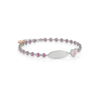Bracciale Tennis Bimba Nanan In Argento 925 E Pietre Rosa