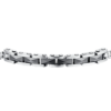 Bracciale Uomo Luca Barra In Acciaio Con Elementi Neri 1 Verre Gioielli - l'istituzione del gioiello