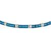Bracciale Uomo Luca Barra In Acciaio E Ip Blu 3 Verre Gioielli - l'istituzione del gioiello
