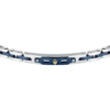 Bracciale Uomo Maserati In Acciaio Silver Con Ceramica Blu E Oro Giallo 18 Kt 5 - Verre Gioielli Bracciale Uomo Maserati In Acciaio Silver Con Ceramica Blu E Oro Giallo 18 Kt 1 Verre Gioielli - l'istituzione del gioiello