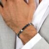 Bracciale Uomo Maserati In Acciaio Silver Con Ceramica Blu E Oro Giallo 18 Kt 7 - Verre Gioielli Bracciale Uomo Maserati In Acciaio Silver Con Ceramica Blu E Oro Giallo 18 Kt 3 Verre Gioielli - l'istituzione del gioiello