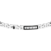 Bracciale Uomo Maserati In Acciaio Silver Con Diamanti 0.018 Ct 2 Verre Gioielli - l'istituzione del gioiello