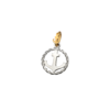 Charm Dodo Mariani Ancora In Argento 925 E Contromaglia in Oro Giallo 9 Kt