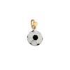Charm Dodo Mariani Pallone In Argento 925 E Contromaglia in Oro Giallo 9 Kt