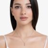 Collana Donna Luca Barra In Acciaio Con Zirconi Rosa 1 Verre Gioielli - l'istituzione del gioiello