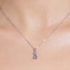Collana Donna Luca Barra In Acciaio Con Zirconi Viola 7 - Verre Gioielli Collana Donna Luca Barra In Acciaio Con Zirconi Viola 3 Verre Gioielli - l'istituzione del gioiello
