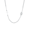 Collana Donna Luca Barra In Acciaio Rosario