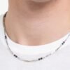 Collana Uomo Luca Barra In Acciaio Con Agata Nera 7 - Verre Gioielli Collana Uomo Luca Barra In Acciaio Con Agata Nera 3 Verre Gioielli - l'istituzione del gioiello