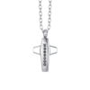 Collana Uomo Luca Barra In Acciaio Con Croce E Zirconi Neri 1 Verre Gioielli - l'istituzione del gioiello