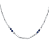 Collana Uomo Luca Barra In Acciaio Con Lapis Blu 5 - Verre Gioielli Collana Uomo Luca Barra In Acciaio Con Lapis Blu 1 Verre Gioielli - l'istituzione del gioiello