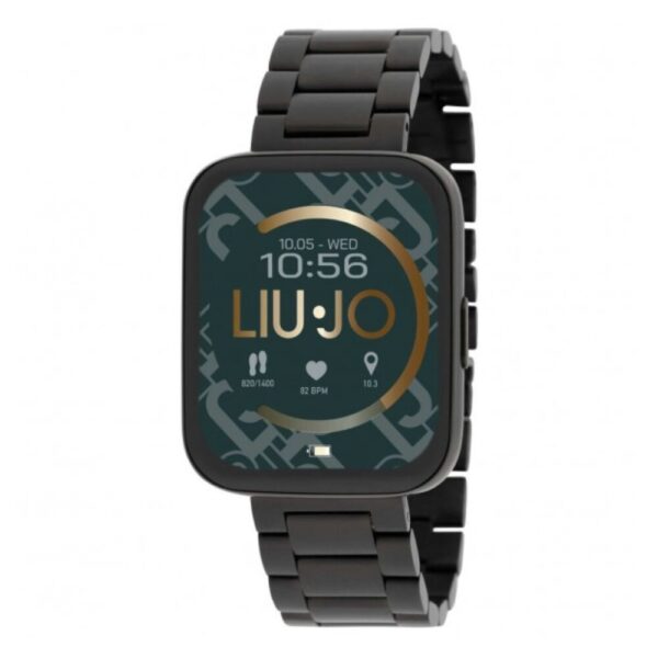 Orologio Smartwatch Unisex Liu Jo Voice Silm In Alluminio E Acciaio Nero