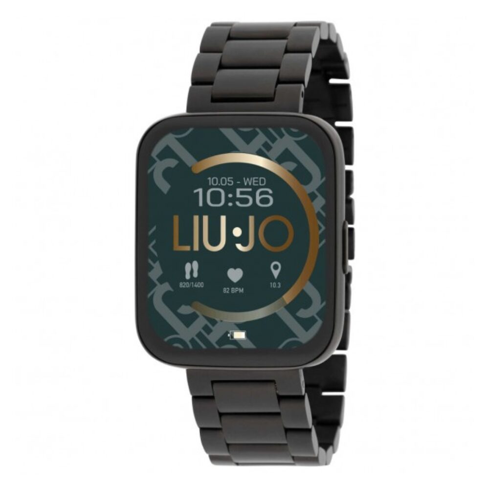 Orologio Smartwatch Unisex Liu Jo Voice Silm In Alluminio E Acciaio Nero