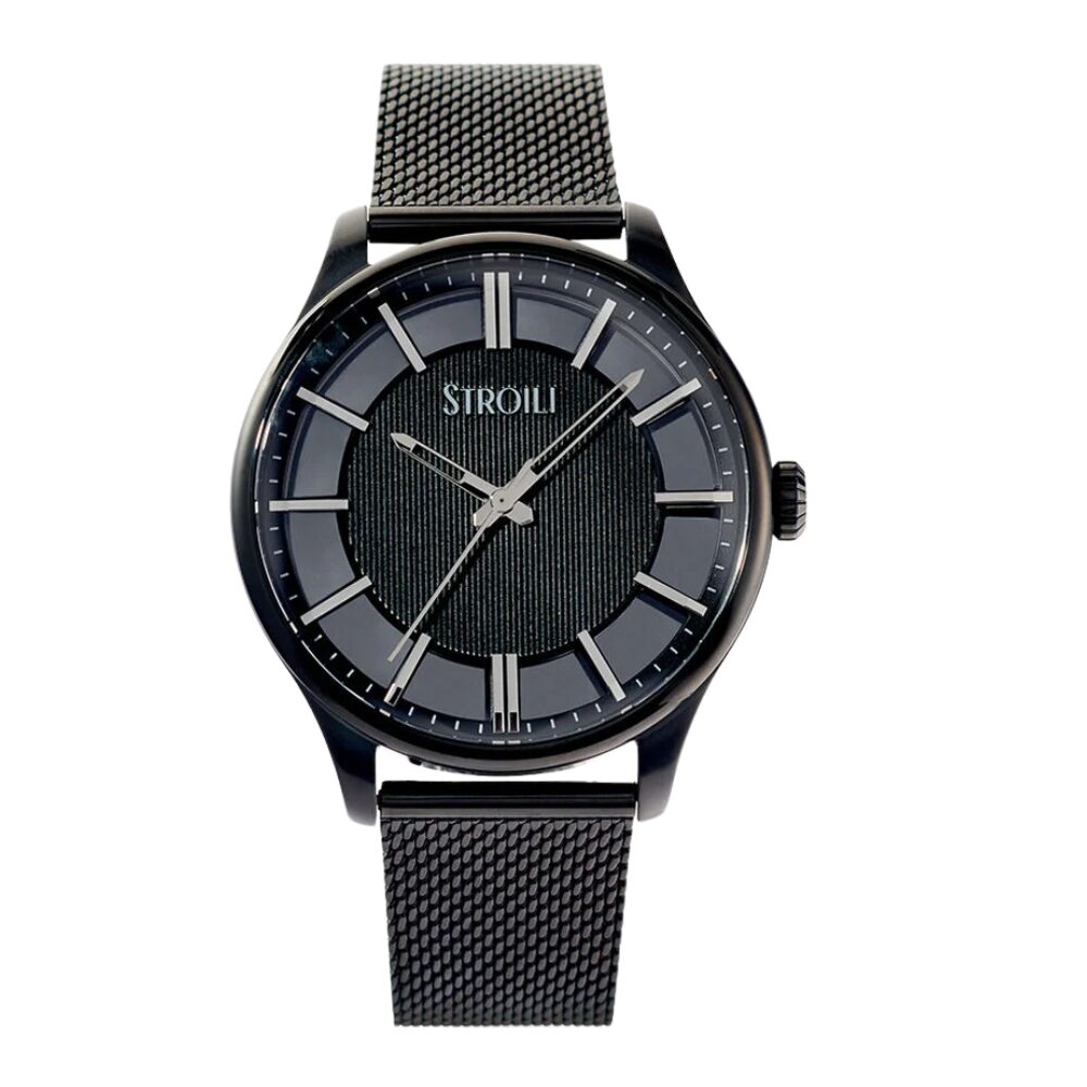 Orologio Uomo Stroili In Acciaio Nero Arezzo