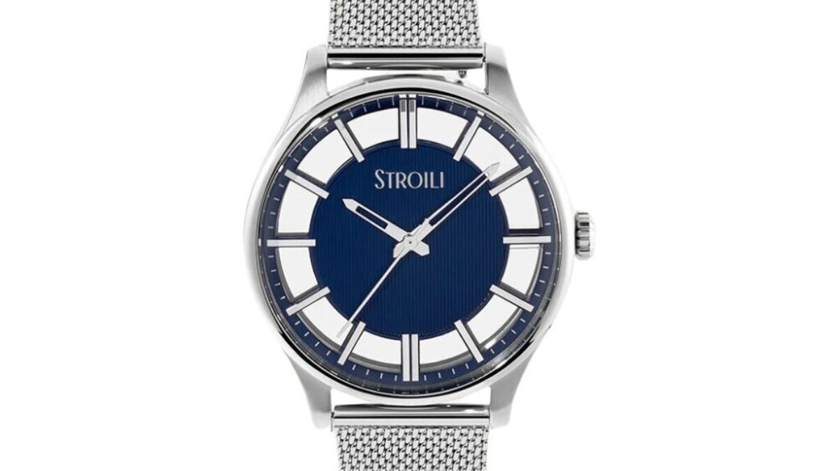 STROILI Orologio analogico da donna al quarzo con cinturino in acciaio inox 1685367, argento, Bracciale