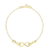 Bracciale Bambino Igold In Oro Giallo 9 Kt Con Infinito