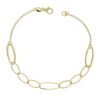 Bracciale Donna Igold In Oro Giallo 9 Kt Con Elementi Ovali