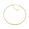 Bracciale Tennis Amen In Argento 925 Dorato Con Zirconi Gialli Degradè