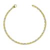 Bracciale Uomo Igold In Oro Giallo E Bianco 9 Kt