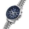 Orologio Uomo Maserati Cronografo In Acciaio Silver E Blu Sfida 5 - Verre Gioielli Orologio Uomo Maserati Cronografo In Acciaio Silver E Blu Sfida 1 Verre Gioielli - l'istituzione del gioiello