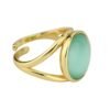 Anello Donna Boccadamo In Bronzo Placcato Oro Giallo E Cristallo Verde Acqua 6 - Verre Gioielli Anello Donna Boccadamo In Bronzo Placcato Oro Giallo E Cristallo Verde Acqua 2 Verre Gioielli - l'istituzione del gioiello