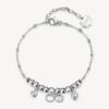 Bracciale Donna Brosway In Acciaio Con Infinito E Cristallo Bianco 2 - Verre Gioielli Bracciale Donna Brosway In Acciaio Con Infinito E Cristallo Bianco